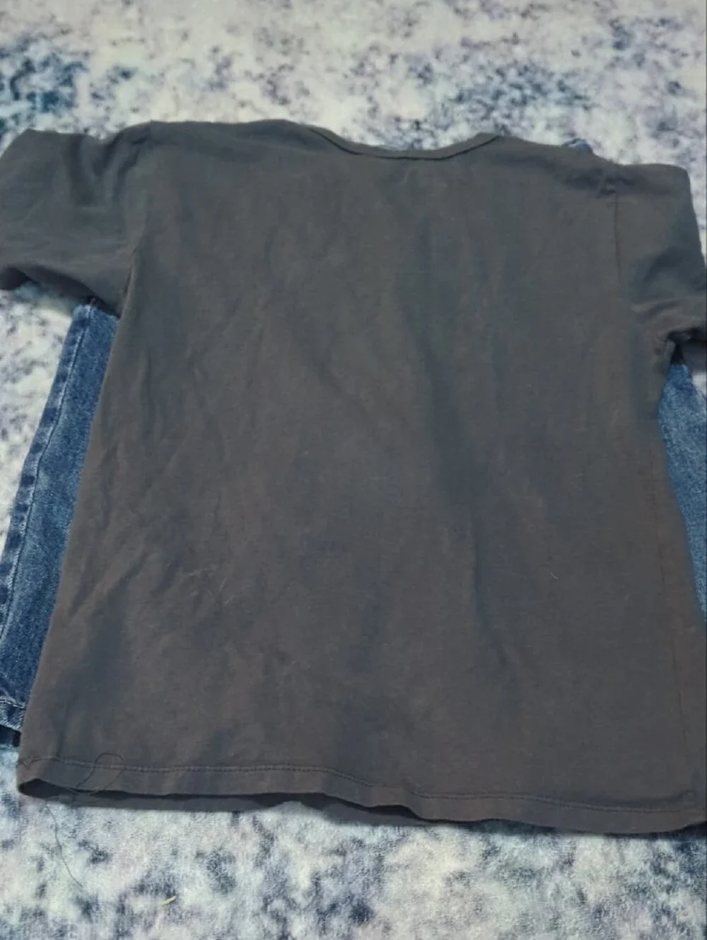 The Children's Place Charcoal Tee And Denim Shorts - Picture 5 of 7